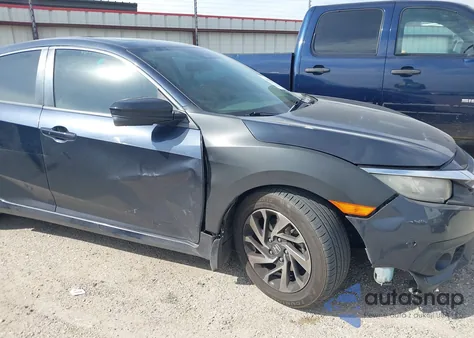 2018 Honda Civic Ex from USA, damaged, VIN 19XFC2F8XJE010523